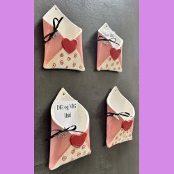 LOVE NOTE kuvert - Lyser�d