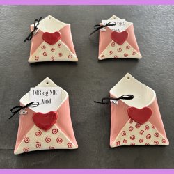 LOVE NOTE kuvert - Lyser�d