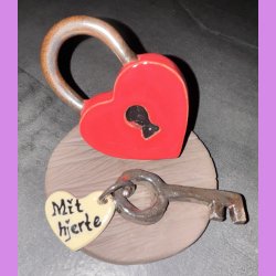 Hjertel�s med mit hjerte n�gle