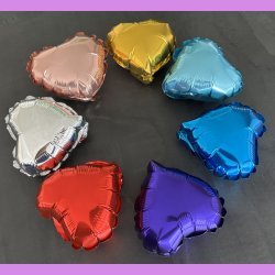 Mini hjerte ballon -rosa