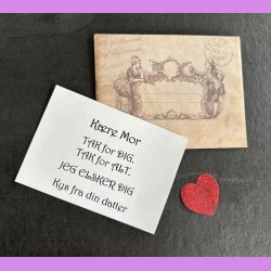 Tilfj et kort til pakken