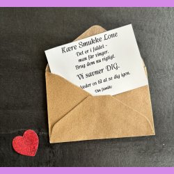 Tilfj et kort til pakken