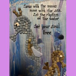 Mosaik shest billede