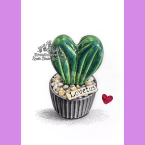 Lovetus - 2 farvet - Sort potte
