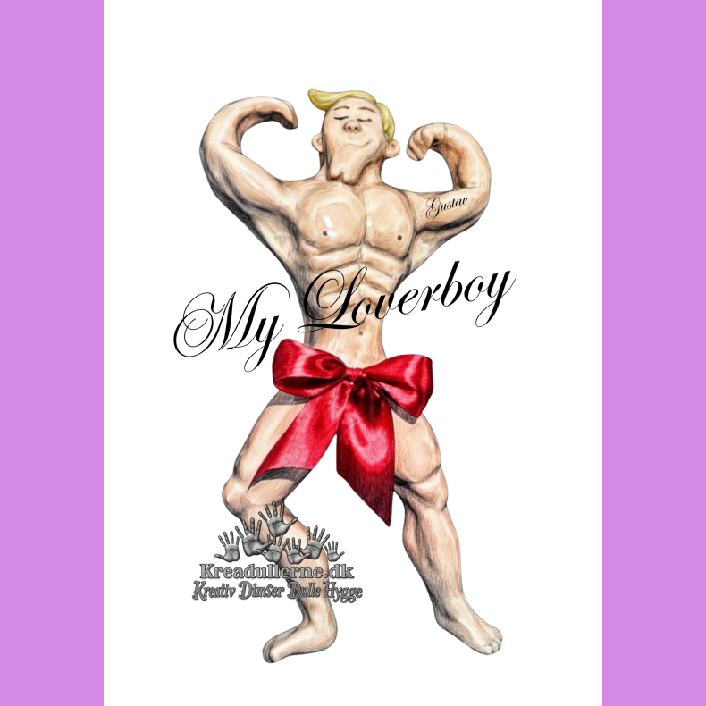 Loverboy nr. 7. Med Loverboy tekst og navn p� arm