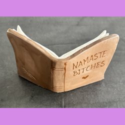  Bog -  nr. 11 - NAMASTE BITCHES - Bog der st�r op - Brunt cover.