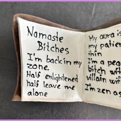  Bog -  nr. 11 - NAMASTE BITCHES - Bog der st�r op - Brunt cover.