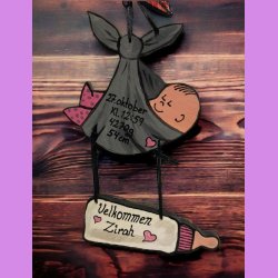 Stork til nyfdt baby