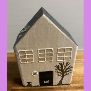 Tr hus-Hvidt - hund - nr. 24 - tr - 