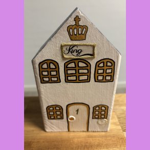 Tr hus - Hvidt - nr.1 - 