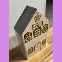 Tr hus - Hvidt - nr.1 - "King".