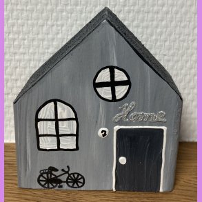 Tr hus - grt -nr. 7 - Cykel -tekst 