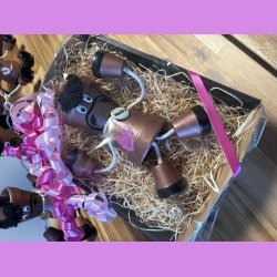 Pottedyr "Hest" med hjerte.