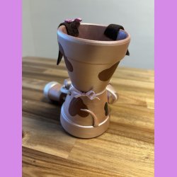 Pottedyr Hund - Brun med sljfe