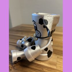 Pottedyr "Hund" - Hvid 