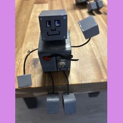 Krligheds robotter med rdt hjerte