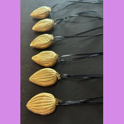 �rets mandel trof� mini med snor- Guld �rstal
